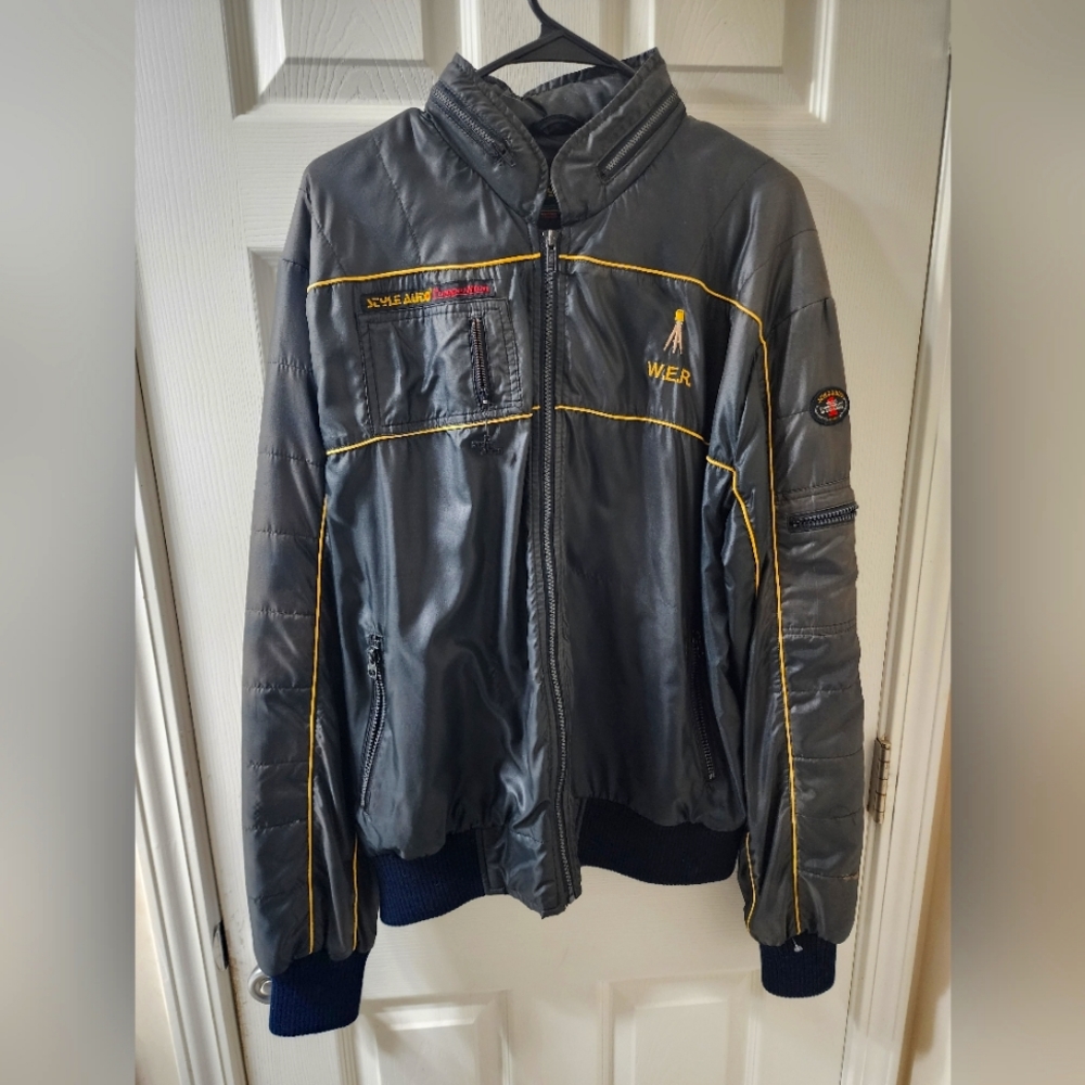 Vintage style auto jacket